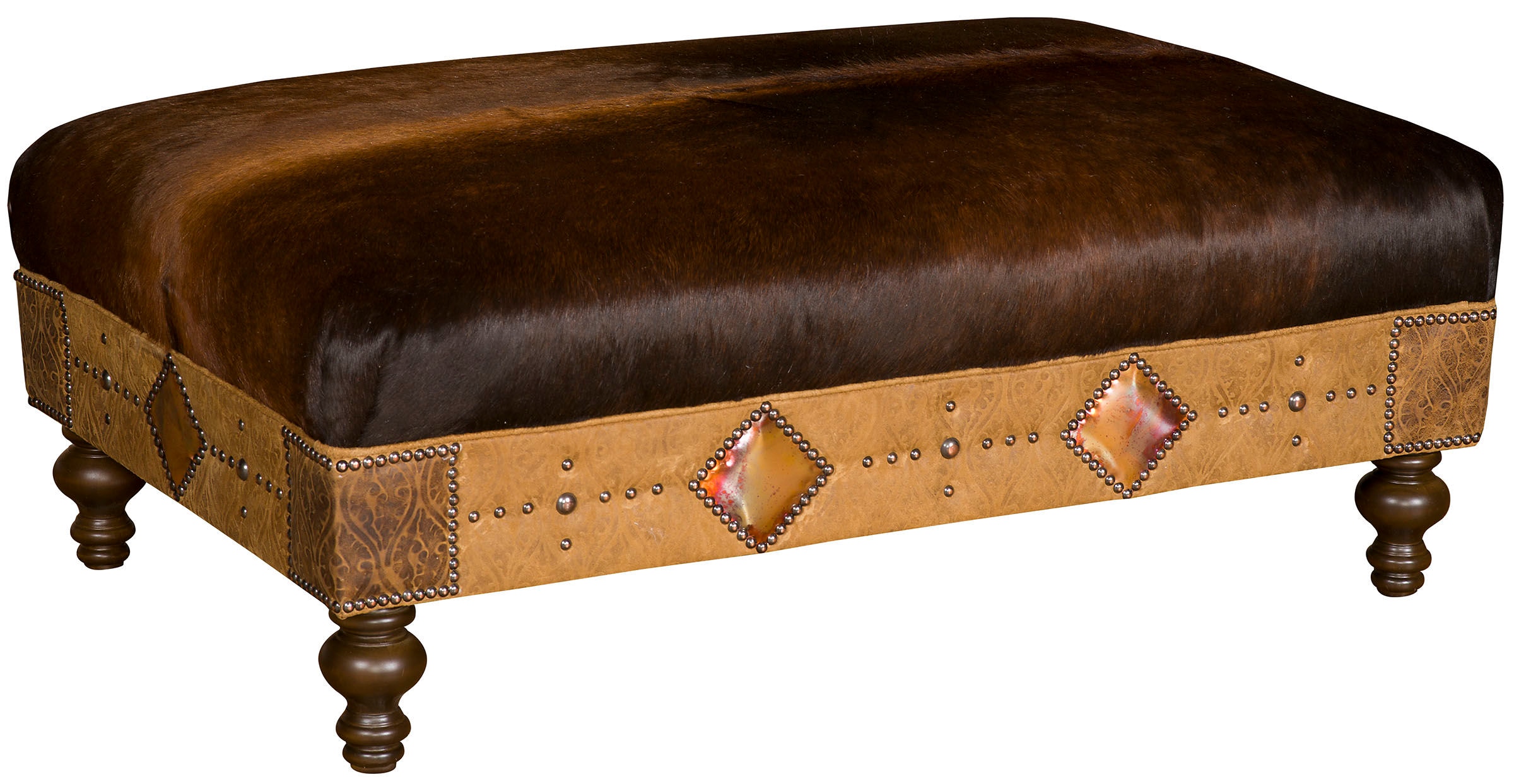 King Hickory Living Room Capital Rectangle Medium Ottoman with Flat Top